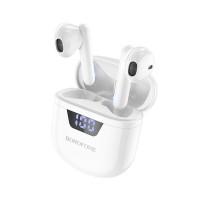  Wireless headphones Borofone BW05 Pure TWS white 